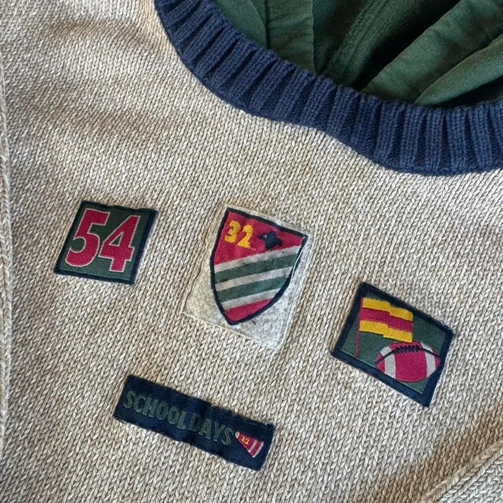 Vintage Gymboree crewneck sweater with hoodie